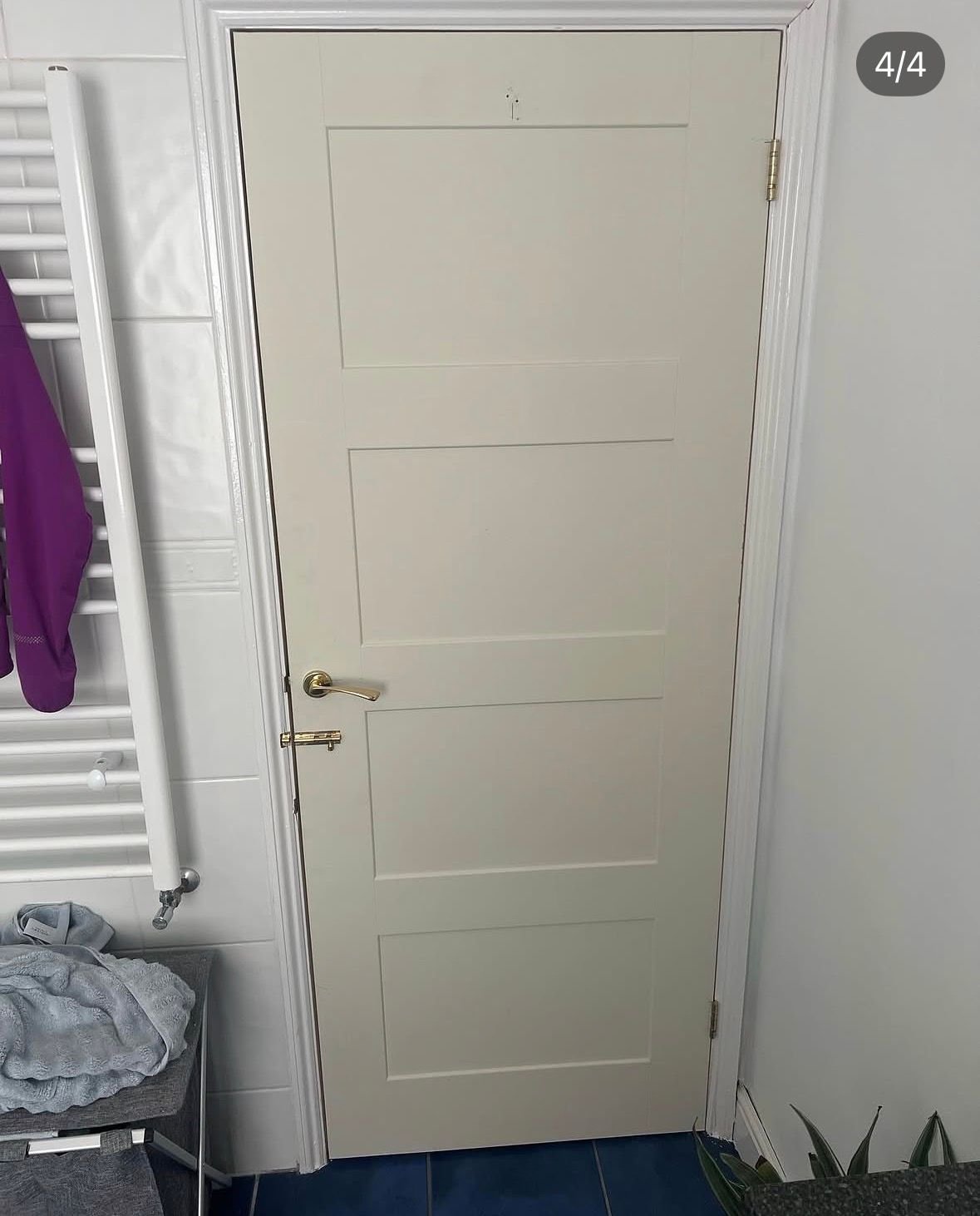 White panelled internal door